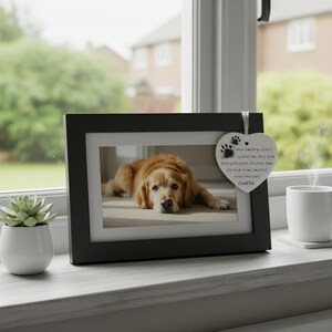 Pet Loss Memorial Plaque, Bereavement Paw Print Keepsake to Remember a ...