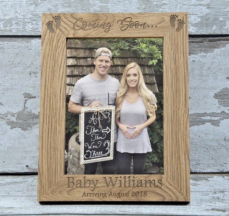 Personalised New Baby Scan Photo Frame & Plaque Keepsake Etsy