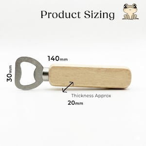 Personalized Wooden Bottle Opener, Groomsmen Gift image 5