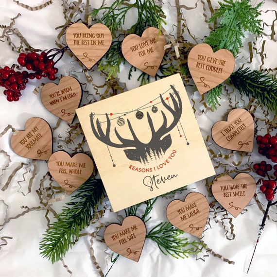 Wood Heart Photo Ornament - Pack of 10