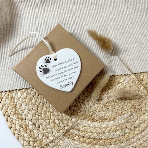 Cat Loss Memorial Plaque, Bereavement Paw Print Keepsake to Remember a ...