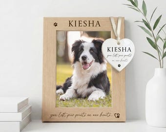 Pet Memorial Photo Frame for Dog Owner, Loss Sympathy Gift Memory Keepsake