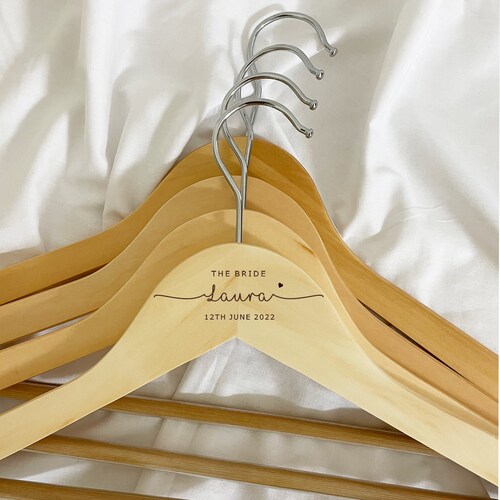 Wedding Hanger Bridal Hanger Bridesmaid Gift Bridesmaid Etsy