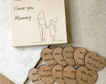 Personalised Gift For Mum on Mothers Day, 10 Reasons Why I Love You, Mum Gift, Mothers Day Present, Giftbox Keepsake for Her, Gift for Mummy