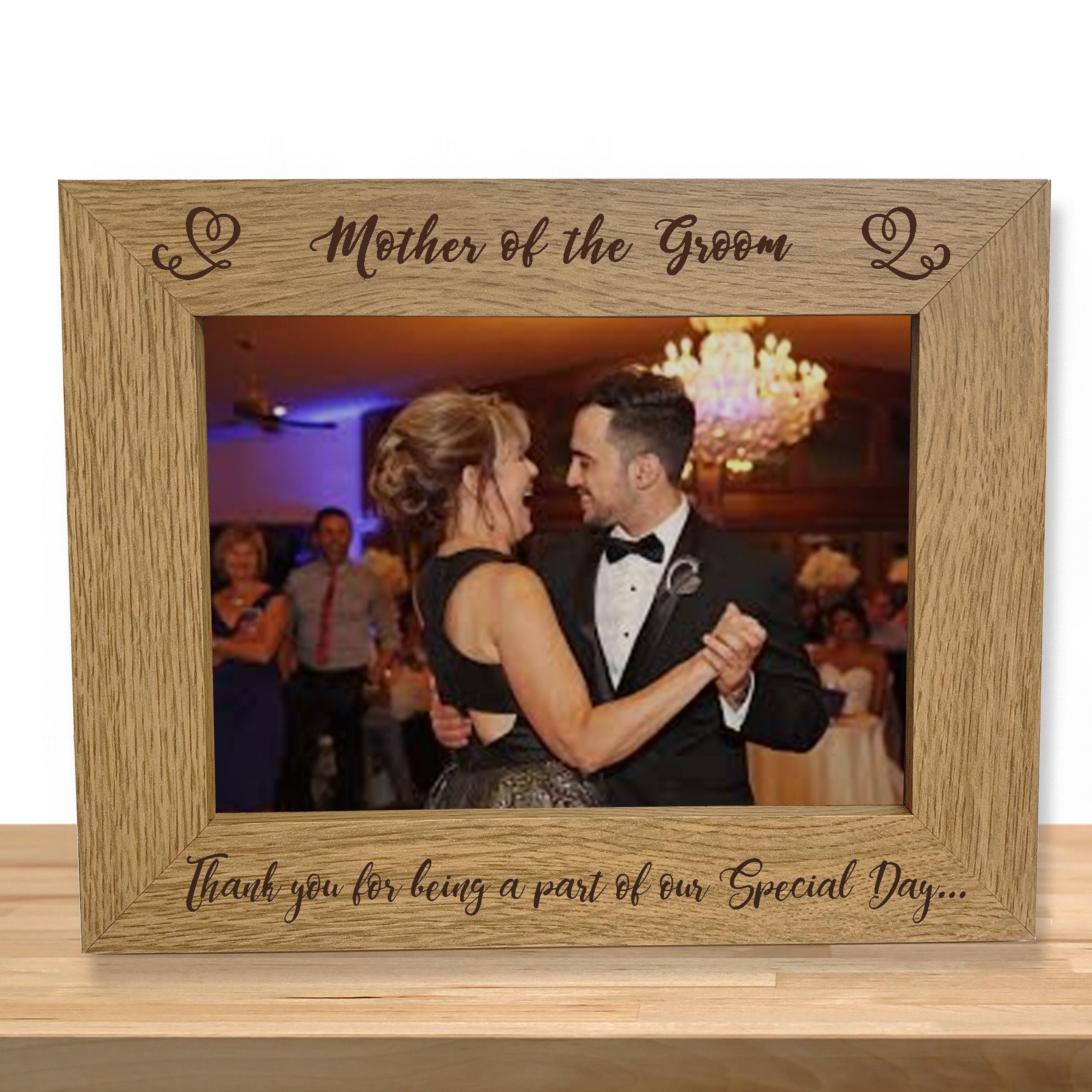 Mother of the Groom Gift Wedding Photo Frame Engraved for Etsy