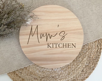 Engraved Wood Serving Board, Personalized Mother's Day Gift