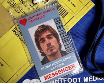 Resident Evil Movie Bryan ID Card, Bryan Resident Evil Cosplay, Bryan ID Badge, Resident Evil Prop, Bryan Cosplay, Resident Evil Gifts