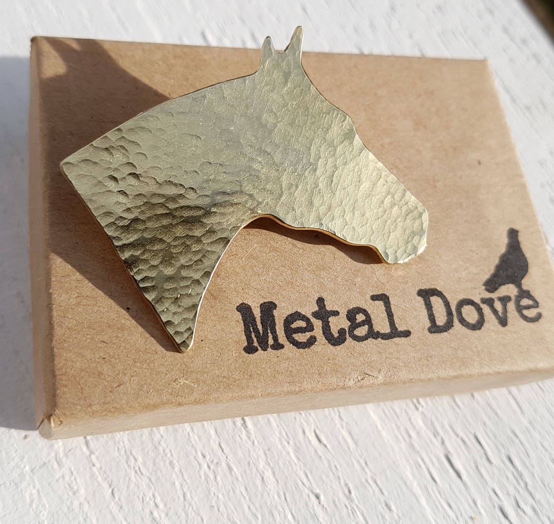 Horse Brooch Gold Brooch Horse Pin Gift for Horse Lover Etsy