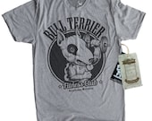 Bull Terrier Shirt - Mens Gym Shirt - Exercise Workout Shirt for Men - Bull Terrier Dog Shirt - Bull Terrier Fitness Club -Perfect Dog Shirt