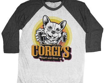 Corgi Shirt- Drinking Beer Shirt