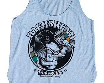 Dachshund Shirt Workout Exercise Tank Top