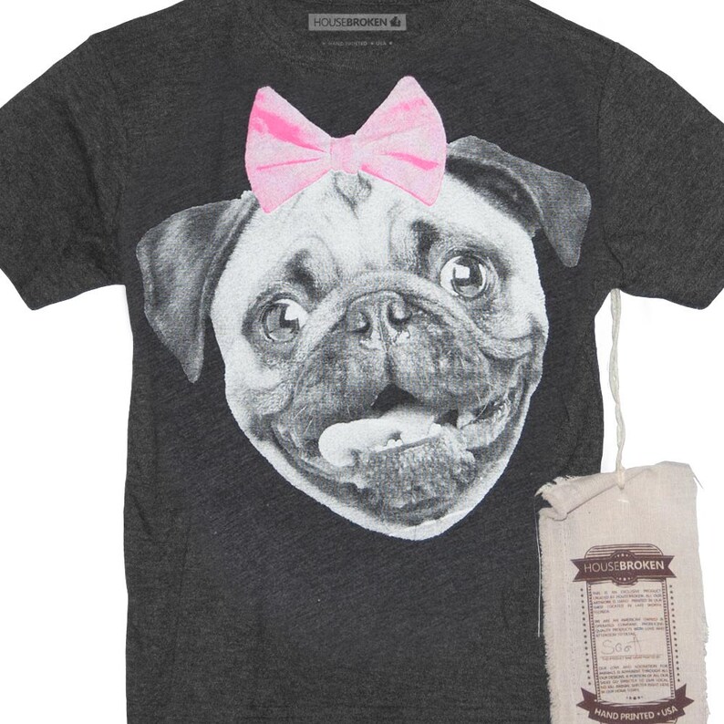 ChildrenToddler T-Shirt in Sizes 2,3,4,56 T -Pug on a Toddler Tee Childrens Pug Shirt Pug Shirt Funny Toddler T-Shirt Kids Dog Shirt