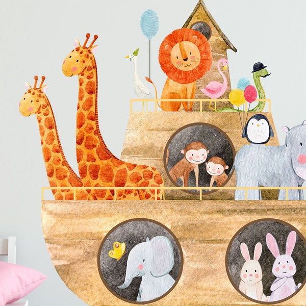 Noahs Ark Wall Decal - Etsy