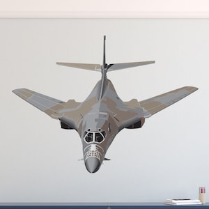 Rockwell B1 Lancer B-1 Bomber Air Force Supersonic Attack Aircraft Combat FIGHTER Vliegtuig Muur Vinyl Sticker Man Cave Father Gift Military