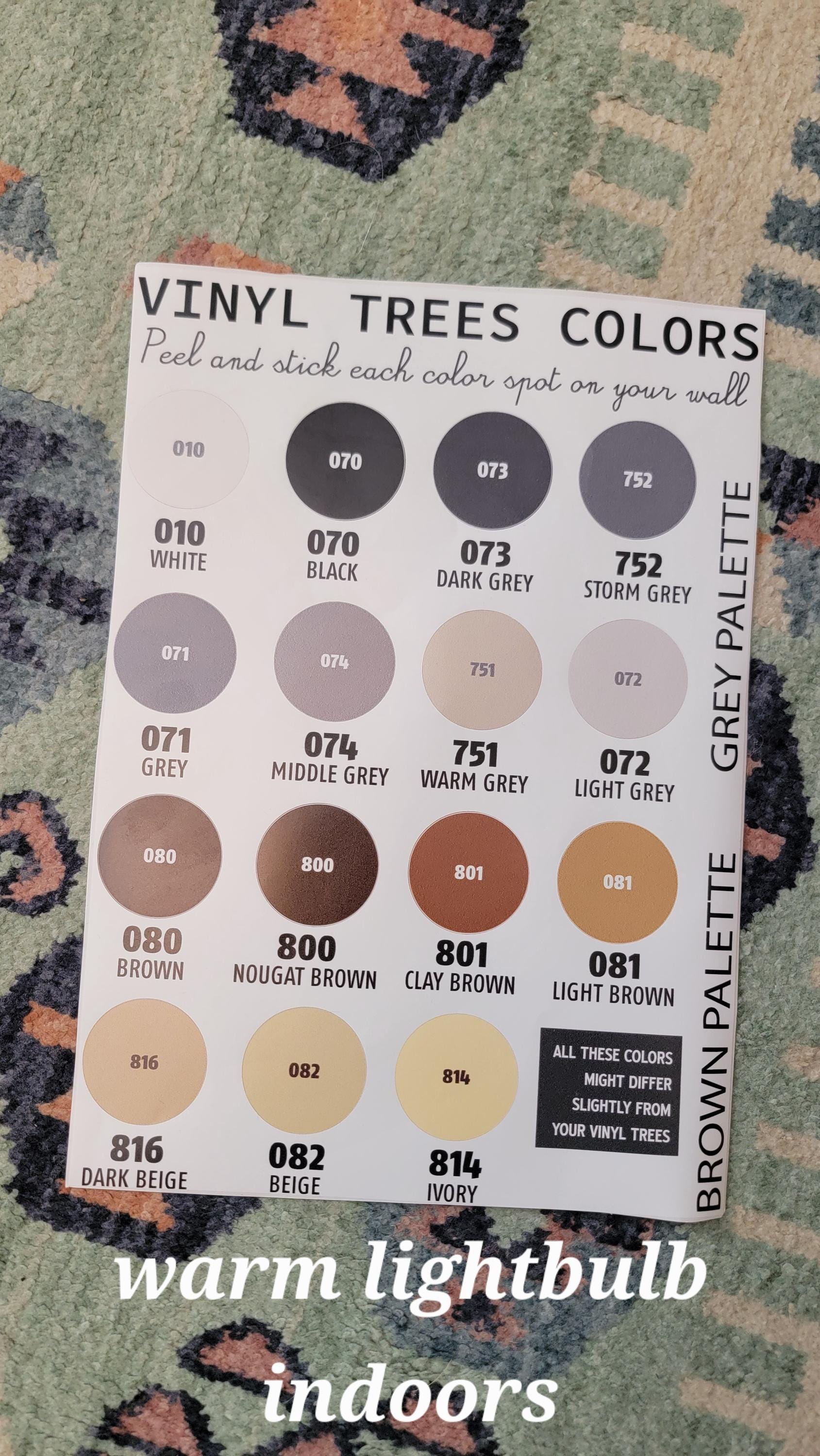 SALE 4 Vinyl Trees RIVER BIRCH Wall Decal Forest Woodland Theme 2 ...