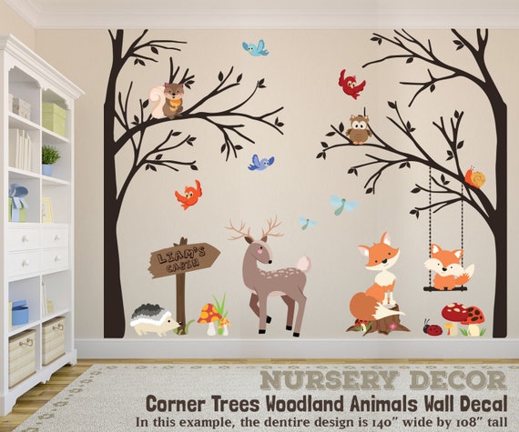 nursery wall stickers animals