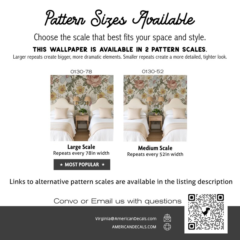 Vintage Botanical Baby Room Wallpaper, Removable Peel Stick Fabric, Floral Wallpaper for Board and Batten Walls CAMILA 0130-52 image 7