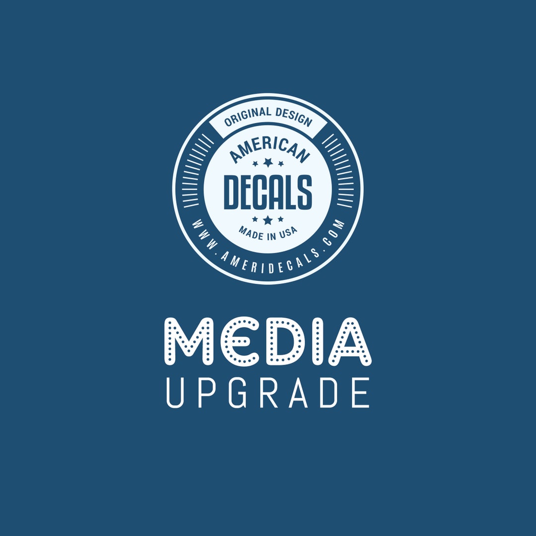 AMERICAN DECALS UPGRADE for Any Existing Order From My Shop Etsy