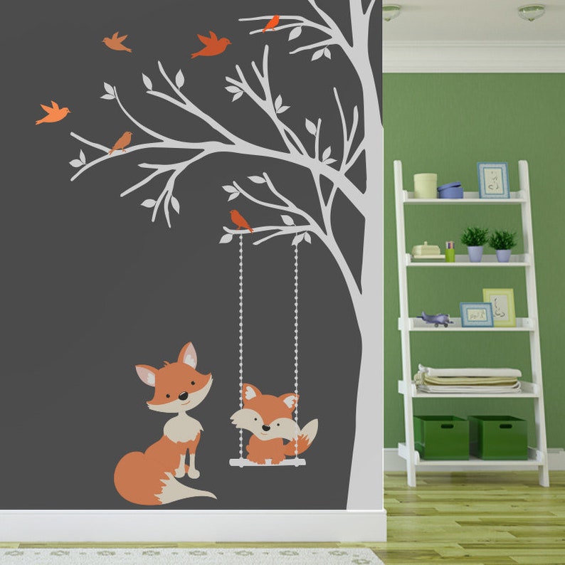 woodland decals for nursery