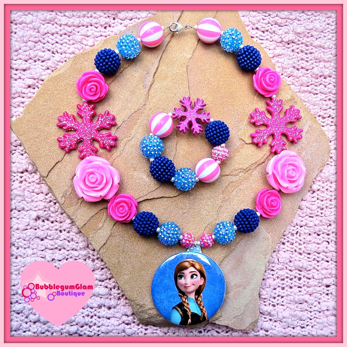 Frozen Necklace Anna Necklace Anna Pendant Mirror Pendant Etsy