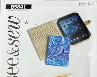 Kindle Case Sewing Pattern - See & Sew 5841 - E-Book Reader Covers, Notebook and Laptop Cases - Sewing pattern