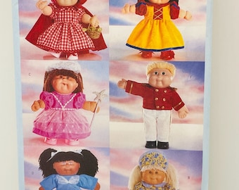 14 Inch Cabbage Patch Kids Fairy Tale Costumes Pattern - Butterick 5115 - Cabbage Patch Kids Clothes Pattern - Little Red Riding Hood