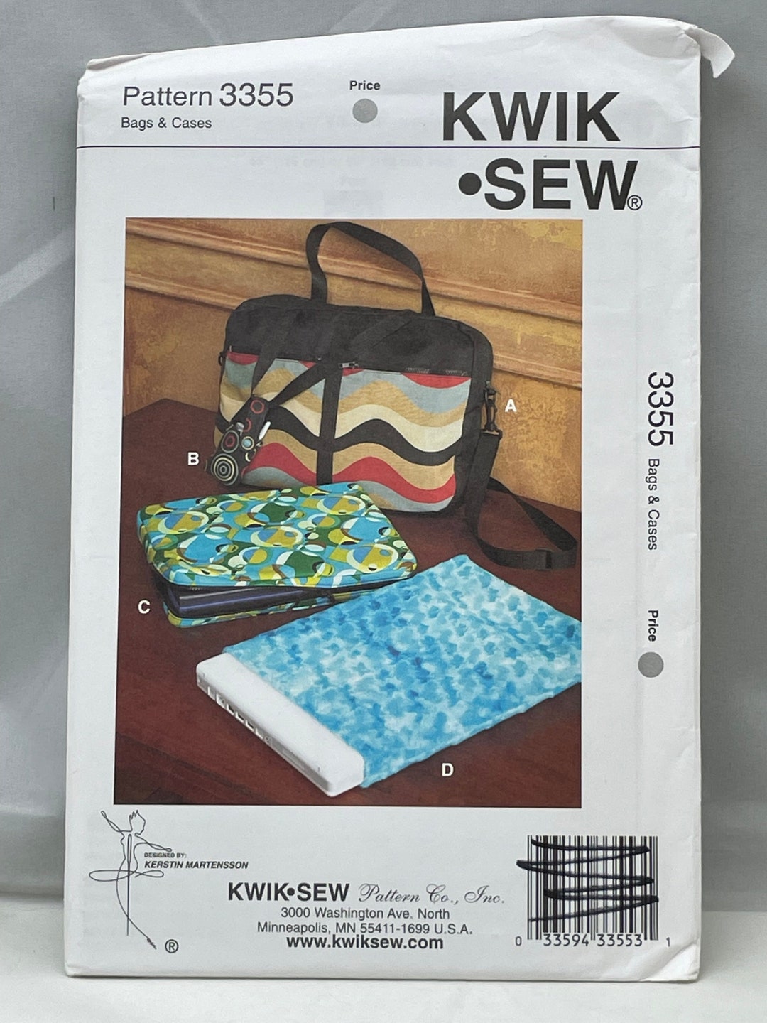 Breifcase Phone Case and Fitted Laptop Cases Sewing Pattern - Etsy