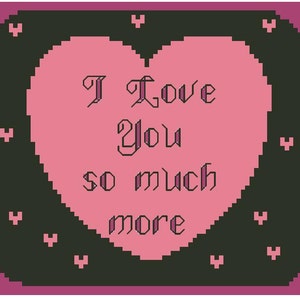 Much More Counted Cross Stitch Pattern PDF: