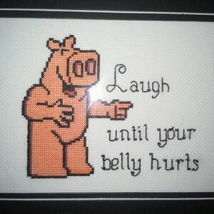 Laugh Counted Cross Stitch Chart - Pattern only PDF ()