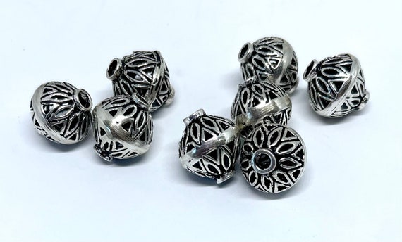 Bali Style Beads Sterling Silver Beads for Jewelry Making 10mm Inspire  Glass Studio 