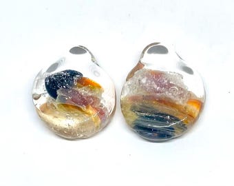 Pet Ashes Memorial Stone: Glass Cremation Keepsake