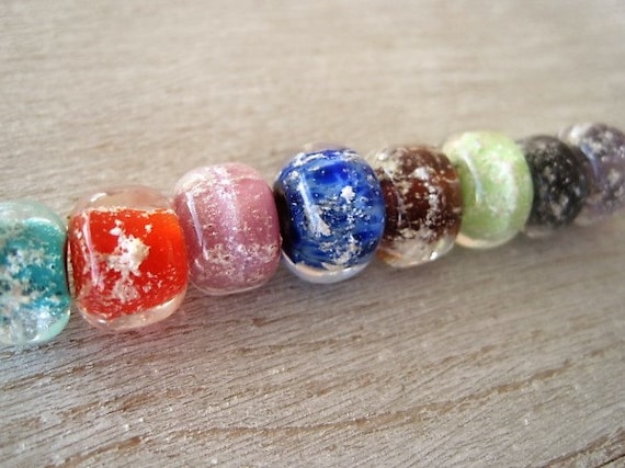 Pet Memorial Ashes Cremation White Large Hole Bead One Bead