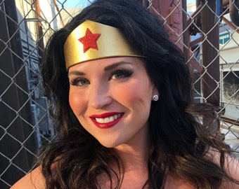 TIARA Wonder Superhero Woman (Fits Adults and Children) CLASSIC Style Single Point
