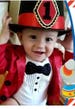 Circus Costume -9 Months to 3T - Tuxedo Jacket Fully Lined with Tails - Birthday, Carnival, Circus, Ringleader, Ringmaster, Lion Tamer 