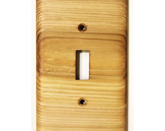 Western Red Cedar vippströmbrytarskydd / väggplatta