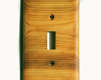 Western Red Cedar vippströmbrytarskydd / väggplatta