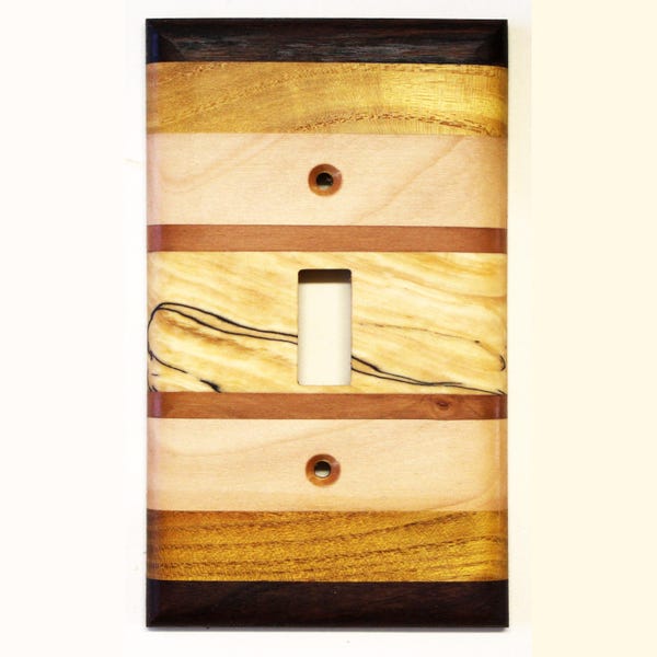 Native Wood Light Switch (Toggle) Cover / Wall Plate