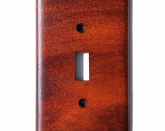 Shedua Wood Toggle Switch Cover / Wall Plate