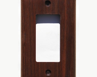 Black Walnut Rocker Cover Plate Vertical Grain