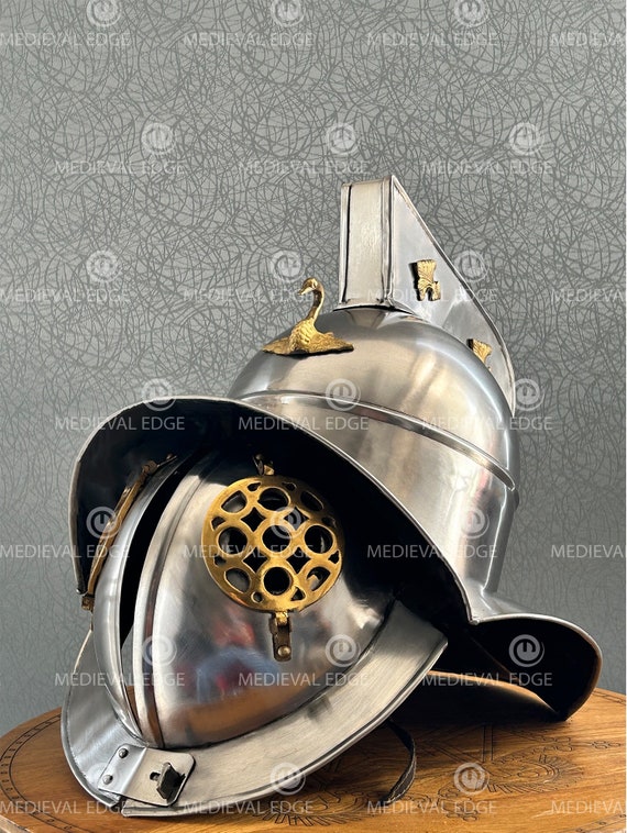 18G Medieval SCA LARP Helmet Armour Murmillo Gladi