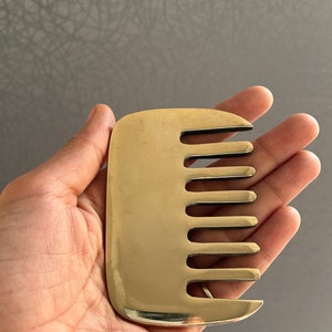 Bronze Kansa Kansa Gua Sha Massage Tool - kansa Comb - Tendon Massage Scraping Tool