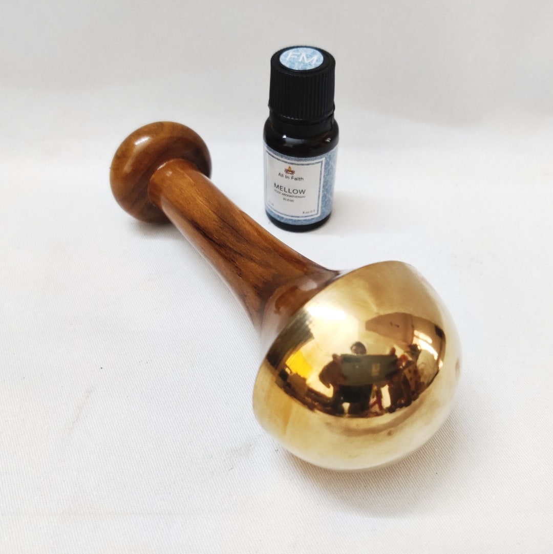 Kansa Ayurveda Wand Original Foot Wands Massager Tool With 10 ML 100 Pure Pacifier Aroma