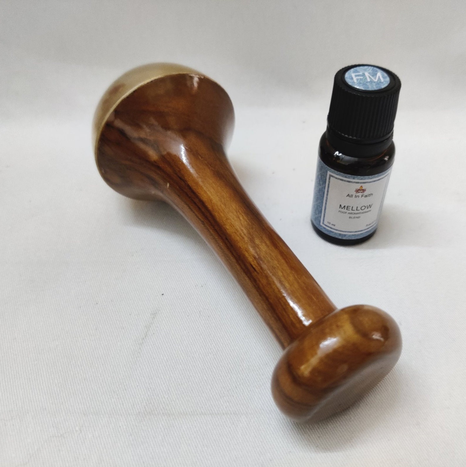 Kansa Ayurveda Wand Original Foot Wands Massager Tool With 10 ML 100 Pure Pacifier Aroma