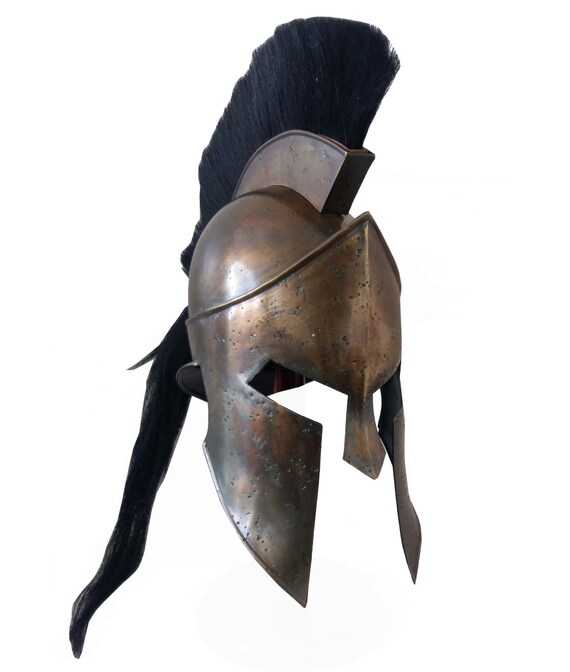 300 Movie King Spartan Helmet King Leonidas With Liner Good Etsy 300 Movie King Spartan Helmet King Leonidas With Liner Good Etsy