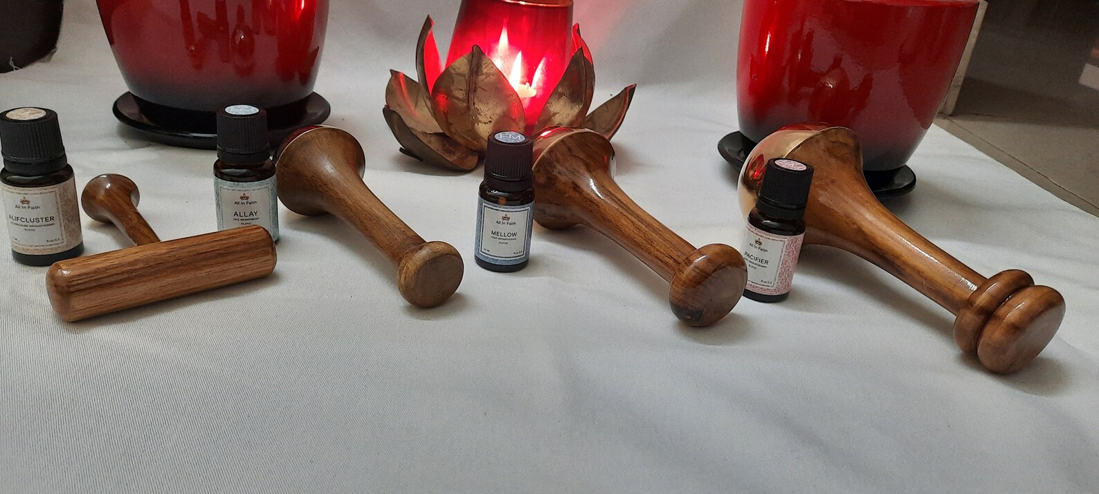 Kansa Ayurveda Wand Massager Wands Set of 4 With 100 Pure Etsy UK