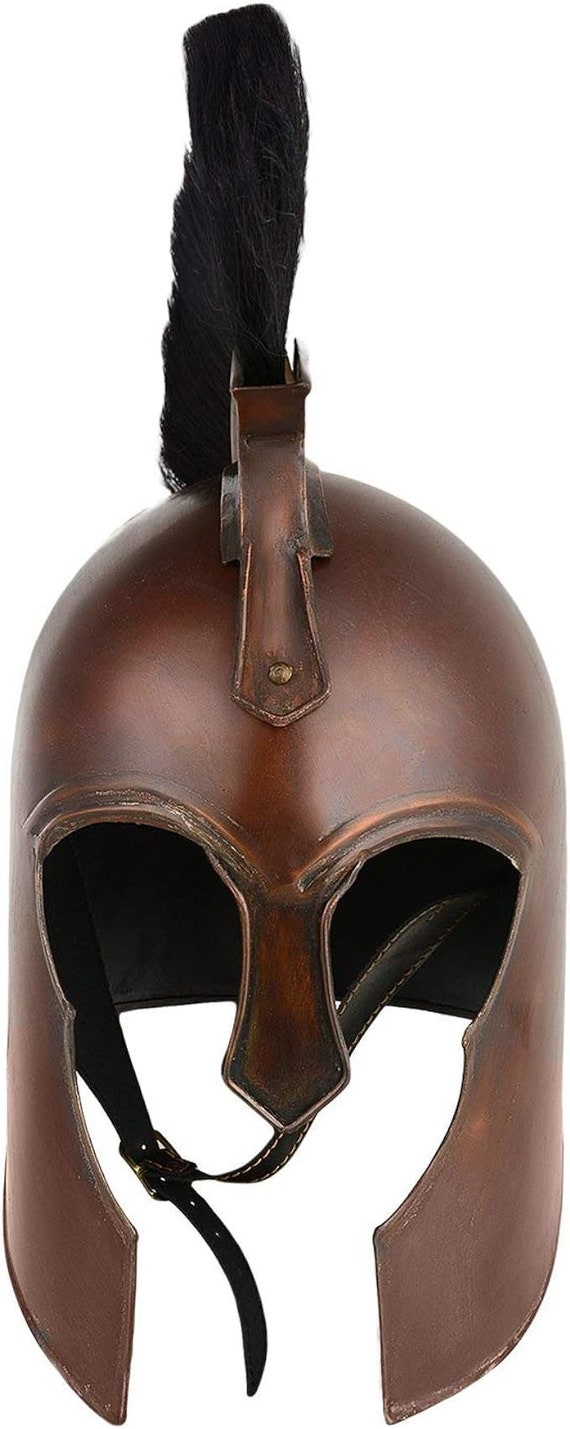 Medieval Troy Helmet Steel Armor Reenactment Role… - image 1