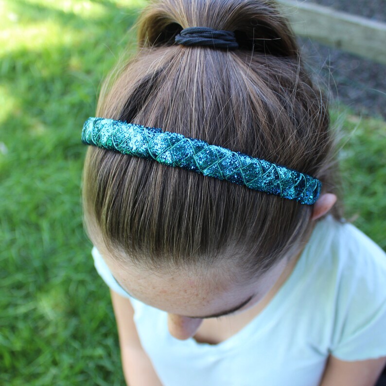 Glitter Headbands 12 Stunning Colors Etsy