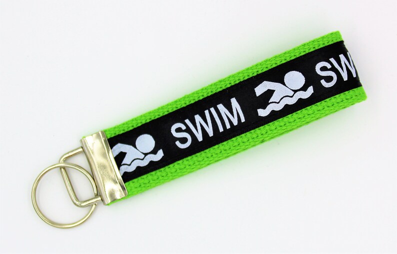 Swim Key Chain Key Fob Wristlet Etsy