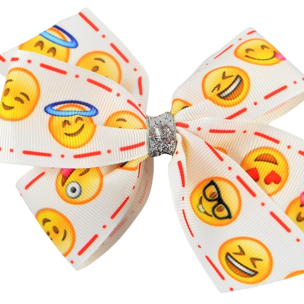 Emoji Hair Bow Etsy