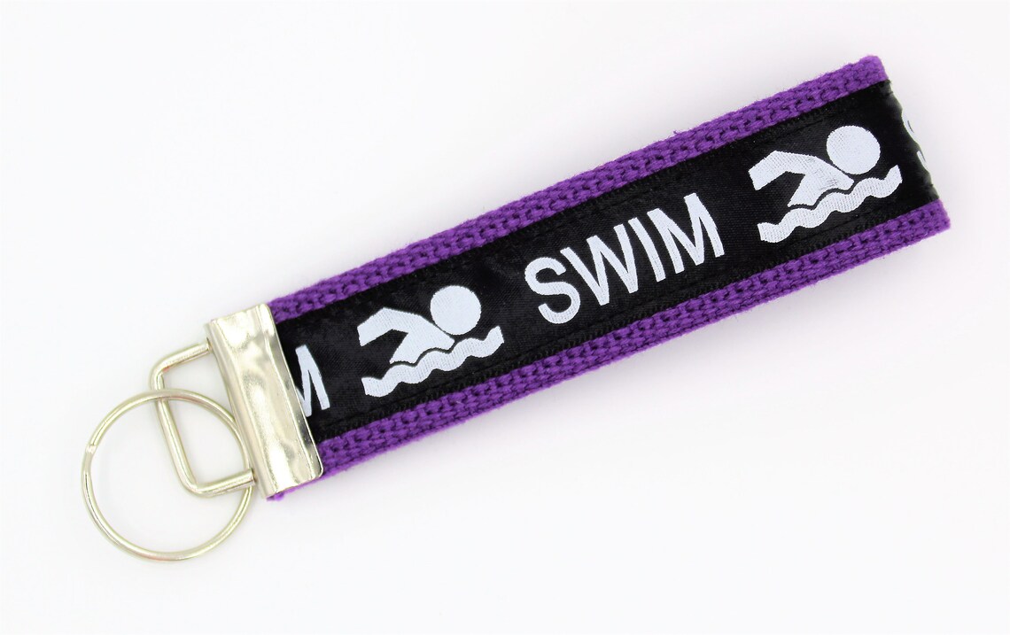 Swim Key Chain Key Fob Wristlet Etsy